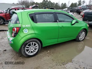 2014 Chevrolet Sonic LT with VIN 1G1JC6SH9E4219906, listed as a Copart auction lot 44125705 with 91,121 mi miles and Salvage Title. Bid and sale history available at carsss.com. Image 3.