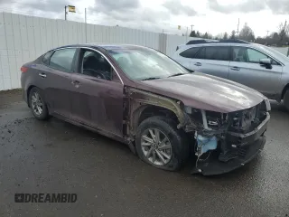 2019 Kia Optima LX with VIN 5XXGT4L39KG308417, listed as a Copart auction lot 45758535 with 33,429 mi miles and Salvage Title. Bid and sale history available at carsss.com. Image 4.