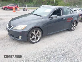 2010 Lexus IS 250 with VIN JTHBF5C27A5120477, listed as a IAAI auction lot 42109745 with 235,585 mi miles. Bid and sale history available at carsss.com. Image 17.