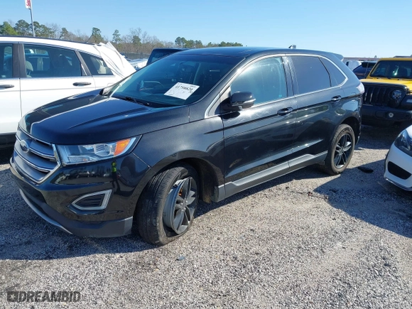 2015 Ford Edge SEL with VIN 2FMTK4J86FBC24301, listed as a IAAI auction lot 41758820 with 94,915 mi miles. Bid and sale history available at carsss.com. Image 2.