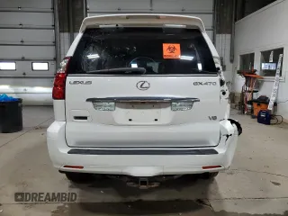 2008 Lexus GX 470 with VIN JTJBT20X380163291, listed as a Copart auction lot 51353695 with 190,640 mi miles and Salvage Title. Bid and sale history available at DreamBid. Image 6.