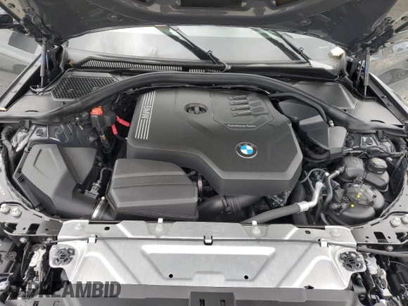 2023 BMW 3 Series 330i with VIN 3MW69FF05P8D33852, listed as a Copart auction lot 52694485 with 29,862 mi miles and Salvage title. Bid and sale history available at DreamBid. Image 11.