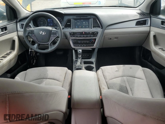 2017 Hyundai Sonata 2.4L with VIN 5NPE24AF6HH488766, listed as a Copart auction lot 55162855 with 134,099 mi miles and Clean Title. Bid and sale history available at DreamBid. Image 8.