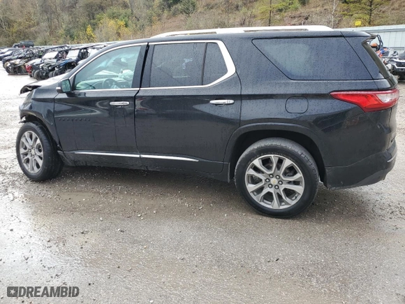 2021 Chevrolet Traverse Premier with VIN 1GNEVKKW2MJ252599, listed as a Copart auction lot 77796994 with 67,001 mi miles and Salvage Title. Bid and sale history available at carsss.com. Image 2.