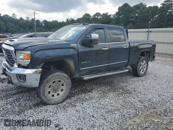 2017 GMC Sierra 2500HD SLT with VIN 1GT12TEY4HF138132, listed as a Copart auction lot 64664344 with 265,380 mi miles and Salvage Title. Bid and sale history available at carsss.com. Image 1.