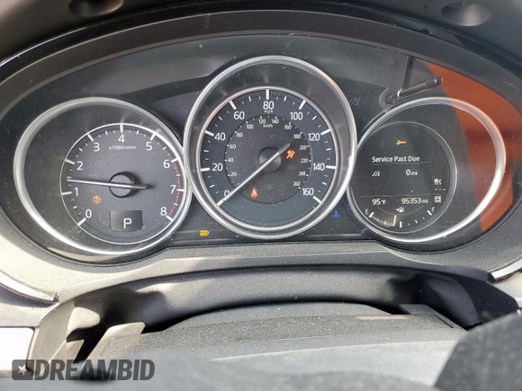 2018 Mazda CX-9 Signature with VIN JM3TCBEY3J0212172, listed as a Copart auction lot 57100485 with 95,353 mi miles and Salvage title. Bid and sale history available at DreamBid. Image 9.