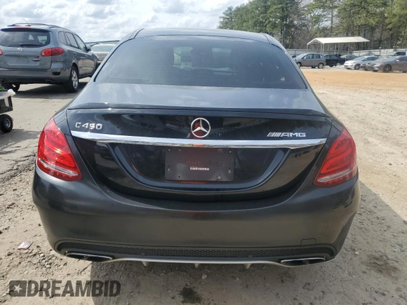 2016 Mercedes-Benz C 450 AMG with VIN 55SWF6EB6GU144975, listed as a Copart auction lot 49087705 with 100,593 mi miles and Salvage Title. Bid and sale history available at carsss.com. Image 6.