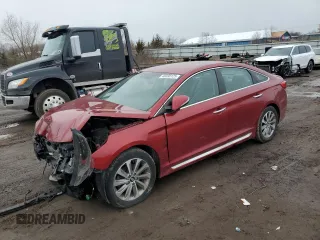 2015 Hyundai Sonata Sport with VIN 5NPE34AF8FH243834, listed as a Copart auction lot 48398125 with 108,535 mi miles and Salvage title. Bid and sale history available at DreamBid. Image 1.
