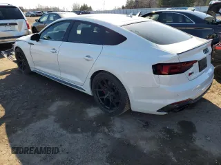 2019 Audi RS 5 Sportback z VIN WUACWCF50KA903524, wystawiony jako Copart lot #48050974 z przebiegiem 38 605 mil mil oraz . Historia ofert i sprzedaży dostępna na DreamBid. Obrazek 2.