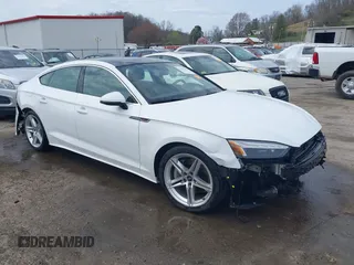 2021 Audi A5 Sportback S line Premium Plus with VIN WAUFACF52MA032229, listed as a IAAI auction lot 41917983 with 89,229 mi miles and . Bid and sale history available at DreamBid. Image 1.
