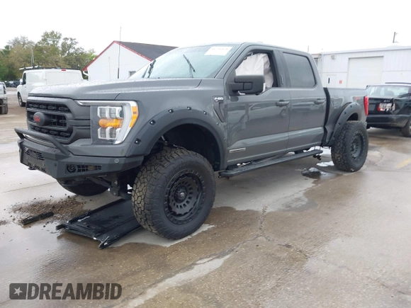 2021 Ford F-150 XL with VIN 1FTFW1EDXMFC59379, listed as a IAAI auction lot 41726978 with 37,188 mi miles. Bid and sale history available at carsss.com. Image 2.