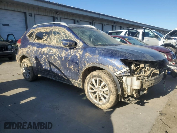 2017 Nissan Rogue SV with VIN KNMAT2MV1HP526492, listed as a Copart auction lot 47263465 with Not provided miles and Salvage title. Bid and sale history available at DreamBid. Image 4.