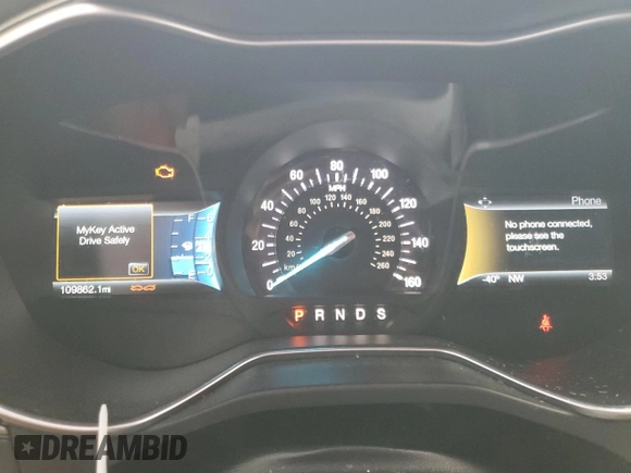 2016 Ford Fusion SE with VIN 3FA6P0HD0GR101181, listed as a Copart auction lot 55989655 with 109,862 mi miles and Salvage title. Bid and sale history available at DreamBid. Image 9.