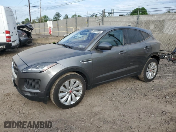 2020 Jaguar E-Pace SE z VIN SADFP2FX5L1Z75893, wystawiony jako Copart lot #54839255 z przebiegiem 50 897 mil mil oraz Szkody całkowita. Historia ofert i sprzedaży dostępna na DreamBid. Obrazek 1.