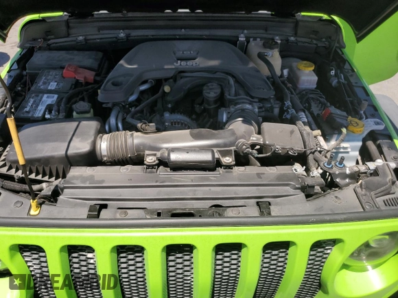 2018 Jeep Wrangler Unlimited Sport with VIN 1C4HJXDG7JW115516, listed as a Copart auction lot 58231735 with 52,992 mi miles and Salvage title. Bid and sale history available at DreamBid. Image 11.