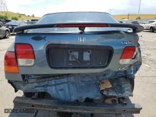 1996 Honda Civic LX "O" w/Air with VIN 2HGEJ6672TH527324, listed as a Copart auction lot 63497914 with 342,931 mi miles and Salvage Title. Bid and sale history available at carsss.com. Image 6.