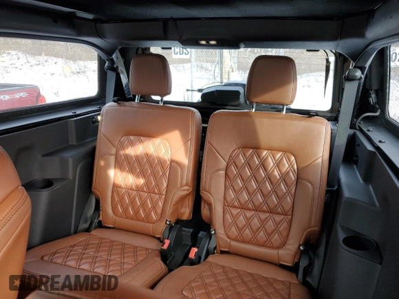 2023 Ford Bronco with VIN 1FMDE5AH2PLA91748, listed as a Copart auction lot 51133005 with Not provided miles and Salvage title. Bid and sale history available at DreamBid. Image 10.