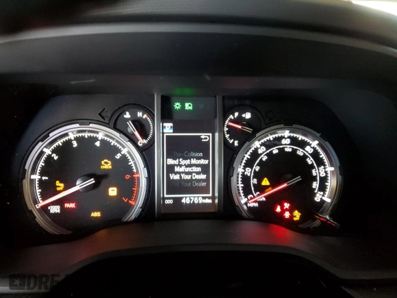 2023 Toyota 4Runner TRD Sport with VIN JTESU5JR4P6100404, listed as a Copart auction lot 57985635 with 46,769 mi miles and Salvage title. Bid and sale history available at DreamBid. Image 9.