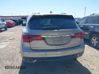 2016 Acura MDX w/Advance with VIN 5FRYD4H96GB034228, listed as a IAAI auction lot 41673425 with 109,208 mi miles. Bid and sale history available at carsss.com. Image 17.