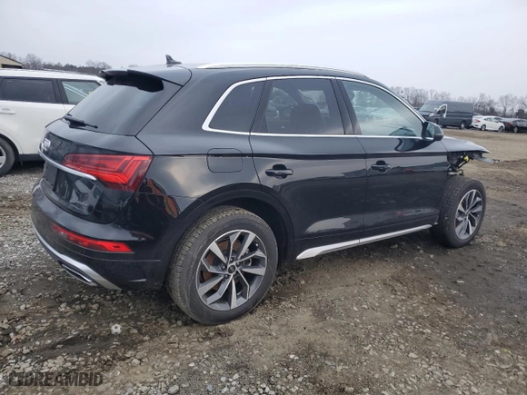 2024 Audi Q5 S line Premium Plus with VIN WA1EAAFY7R2018366, listed as a Copart auction lot 87019174 with 20,875 mi miles and Salvage Title. Bid and sale history available at carsss.com. Image 3.
