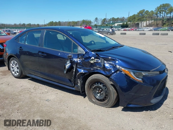 2022 Toyota Corolla LE with VIN 5YFEPMAE8NP320053, listed as a IAAI auction lot 42020183 with 6,673 mi miles and . Bid and sale history available at carsss.com. Image 6.
