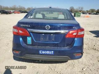 2016 Nissan Sentra SV with VIN 3N1AB7AP9GY292835, listed as a Copart auction lot 53540035 with 77,905 mi miles and Salvage Title. Bid and sale history available at DreamBid. Image 6.