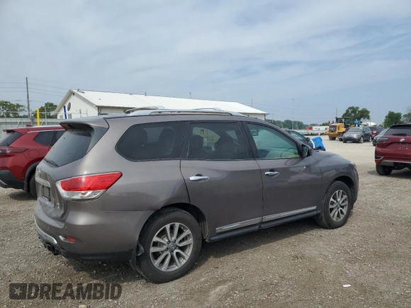2013 Nissan Pathfinder Platinum with VIN 5N1AR2MM9DC625435, listed as a Copart auction lot 59798145 with 131,209 mi miles and Salvage title. Bid and sale history available at DreamBid. Image 3.