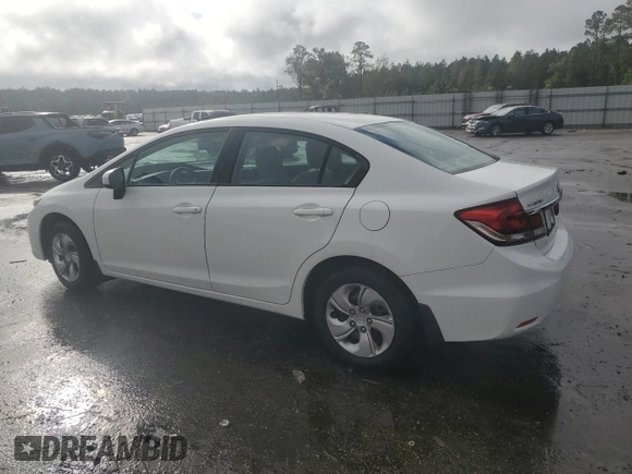 2014 Honda Civic Sedan LX with VIN 2HGFB2F55EH552374, listed as a Copart auction lot 79388144 with 37,565 mi miles and Salvage Title. Bid and sale history available at carsss.com. Image 2.