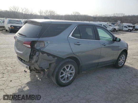 2023 Chevrolet Equinox LT with VIN 3GNAXUEGXPL189399, listed as a Copart auction lot 47727585 with 32,544 mi miles and Salvage Title. Bid and sale history available at DreamBid. Image 3.