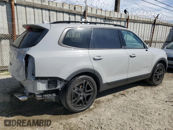 2024 Kia Telluride SX X-Line with VIN 5XYP5DGC7RG431157, listed as a Copart auction lot 48375855 with 17,765 mi miles and Salvage Title. Bid and sale history available at carsss.com. Image 3.
