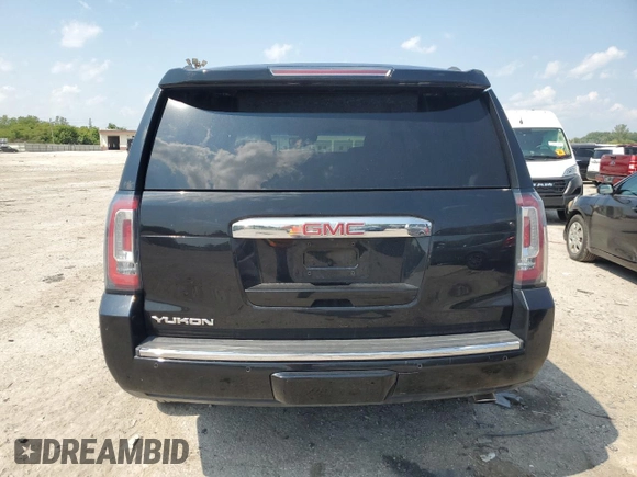 2018 GMC Yukon Denali with VIN 1GKS2CKJ0JR286833, listed as a Copart auction lot 65722294 with 103,798 mi miles and Salvage Title. Bid and sale history available at carsss.com. Image 6.