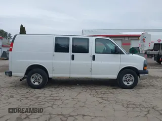 2017 GMC Savana Cargo Van with VIN 1GTW7AFF1H1908678, listed as a IAAI auction lot 41730848 with 145,022 mi miles. Bid and sale history available at carsss.com. Image 13.