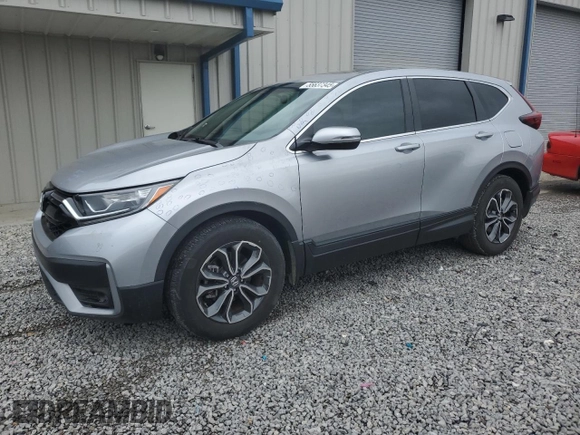 2022 Honda CR-V EX z VIN 2HKRW1H5XNH407037, wystawiony jako Copart lot #55637345 z przebiegiem 12 986 mil mil oraz Szkoda całkowita • Salvage title. Historia ofert i sprzedaży dostępna na DreamBid. Obrazek 1.