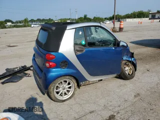 2008 Smart fortwo Passion z VIN WMEEK31X58K181921, wystawiony jako Copart lot #66072254 z przebiegiem Nie podano mil oraz Czysty tytuł • Clean title. Historia ofert i sprzedaży dostępna na DreamBid. Obrazek 3.