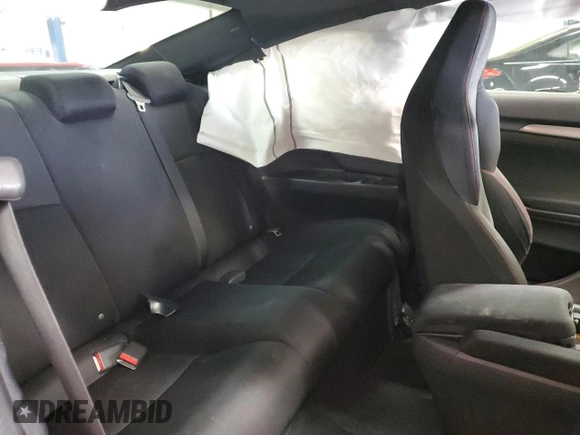 2018 Honda Civic Si Coupe with VIN 2HGFC3A57JH758431, listed as a Copart auction lot 51322505 with 93,587 mi miles and Salvage Title. Bid and sale history available at carsss.com. Image 10.