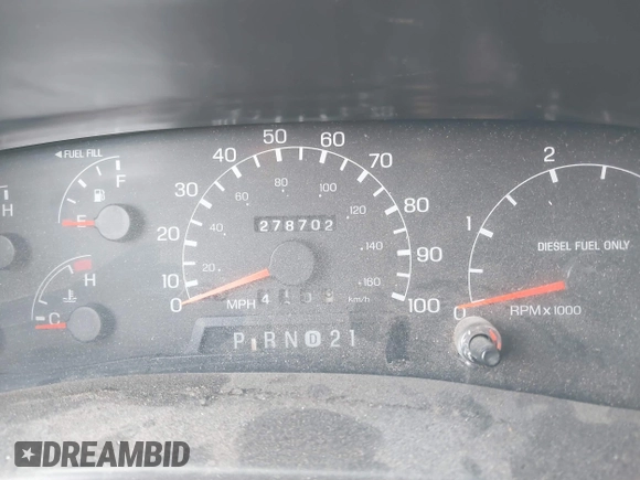 1999 Ford F-250 XL с VIN 1FTNX21F7XEB30659, выставлен на аукционе IAAI как лот 41776258 с пробегом 278 702 миль миль и . История ставок и продаж доступна на DreamBid. Изображение 7.