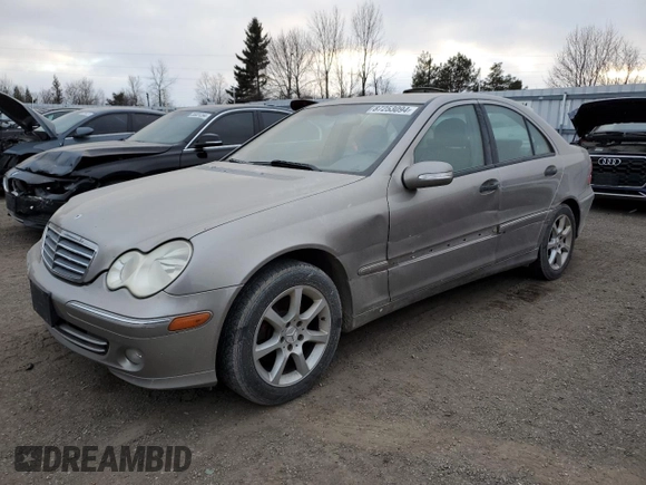 2005 Mercedes-Benz C 240 with VIN WDBRF81J75F611609, listed as a Copart auction lot 87253094 with 242,416 mi miles and Clean Title. Bid and sale history available at DreamBid. Image 1.