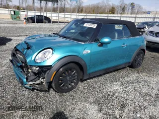 2016 MINI Convertible S with VIN WMWWG9C59G3A92347, listed as a Copart auction lot 47449015 with 79,860 mi miles and Salvage Title. Bid and sale history available at DreamBid. Image 1.