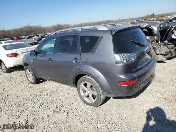 2007 Mitsubishi Outlander XLS with VIN JA4MS41X57Z002079, listed as a Copart auction lot 42331665 with 189,313 mi miles and Salvage Title. Bid and sale history available at carsss.com. Image 2.