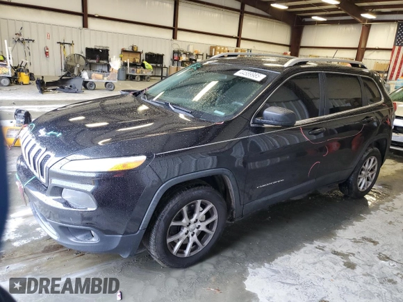 2016 Jeep Cherokee Latitude with VIN 1C4PJLCBXGW206654, listed as a Copart auction lot 44589985 with 154,720 mi miles and Salvage Title. Bid and sale history available at carsss.com. Image 1.