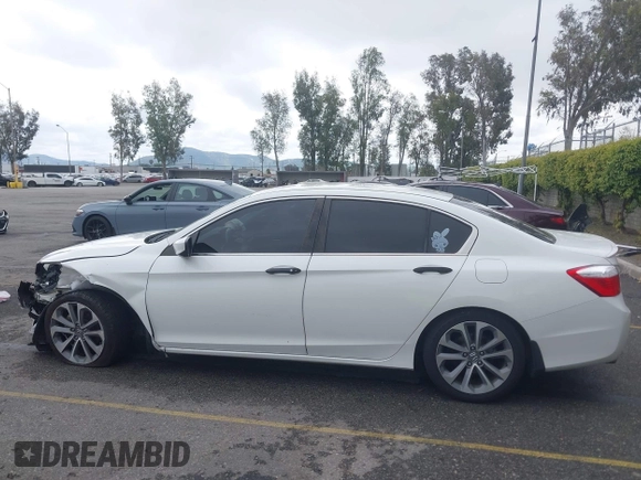 2014 Honda Accord Sedan Sport with VIN 1HGCR2F51EA068845, listed as a IAAI auction lot 41885619 with 201,542 mi miles. Bid and sale history available at carsss.com. Image 14.