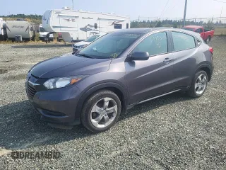 2018 Honda HR-V LX with VIN 3CZRU6H38JM104418, listed as a Copart auction lot 65933644 with 52,254 mi miles and Salvage Title. Bid and sale history available at carsss.com. Image 1.