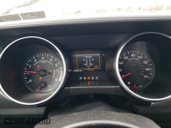 2020 Ford Mustang EcoBoost with VIN 1FATP8UH4L5112823, listed as a Copart auction lot 49578215 with 76,683 mi miles and Salvage Title. Bid and sale history available at carsss.com. Image 9.