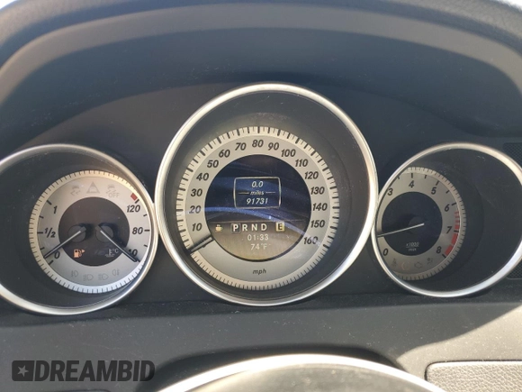 2012 Mercedes-Benz C 250 Sport with VIN WDDGF4HB0CR234798, listed as a Copart auction lot 53260695 with 91,731 mi miles and Salvage Title. Bid and sale history available at DreamBid. Image 9.