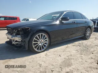 2018 Mercedes-Benz C with VIN 55SWF4JBXJU279054, listed as a Copart auction lot 66615364 with 66,109 mi miles and Salvage Title. Bid and sale history available at carsss.com. Image 1.
