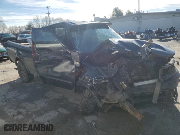 2001 Ford F-150 XL with VIN 1FTRX18L41NA31599, listed as a Copart auction lot 85222864 with 0 mi miles and Salvage Title. Bid and sale history available at carsss.com. Image 4.
