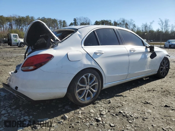 2016 Mercedes-Benz C 300 with VIN 55SWF4JB8GU149038, listed as a Copart auction lot 49835155 with 138,024 mi miles and Salvage Title. Bid and sale history available at carsss.com. Image 3.