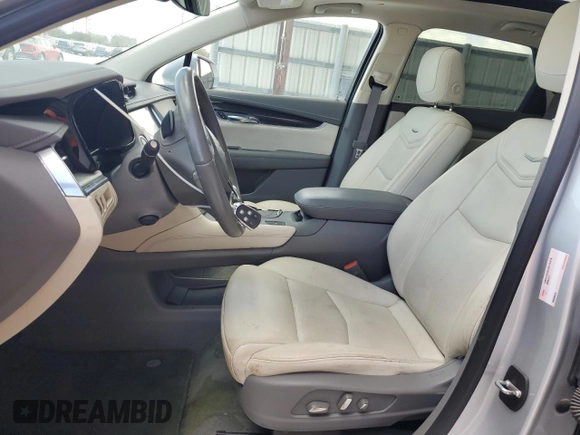 2019 Cadillac XT5 Luxury FWD with VIN 1GYKNCRSXKZ167345, listed as a Copart auction lot 54727105 with Not Provided miles and Salvage Title. Bid and sale history available at DreamBid. Image 7.