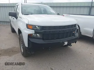 2020 Chevrolet Silverado 1500 Work Truck with VIN 1GCRYAEF5LZ177663, listed as a IAAI auction lot 42223157 with 33,711 mi miles and . Bid and sale history available at DreamBid. Image 1.