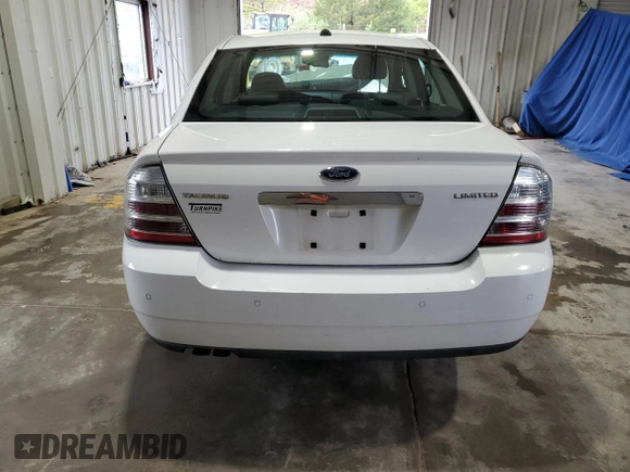 2008 Ford Taurus Limited with VIN 1FAHP25W68G137797, listed as a Copart auction lot 51628665 with 141,125 mi miles and Salvage Title. Bid and sale history available at DreamBid. Image 6.